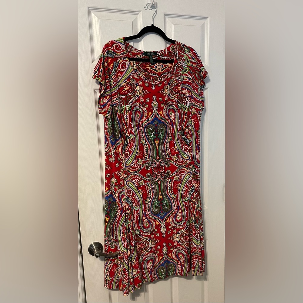 Beautiful Colorful Dress by Lauren by Ralph Lauren